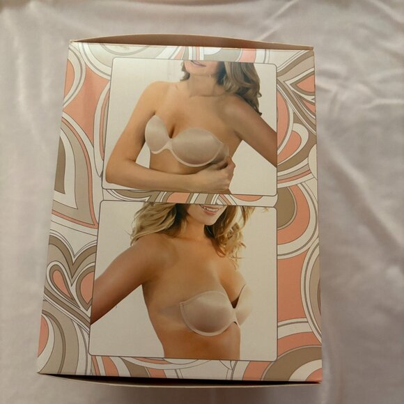 Fashion Forms Go Bare Backless Strapless Bra in Nude, Size DD - Picture 3 of 16